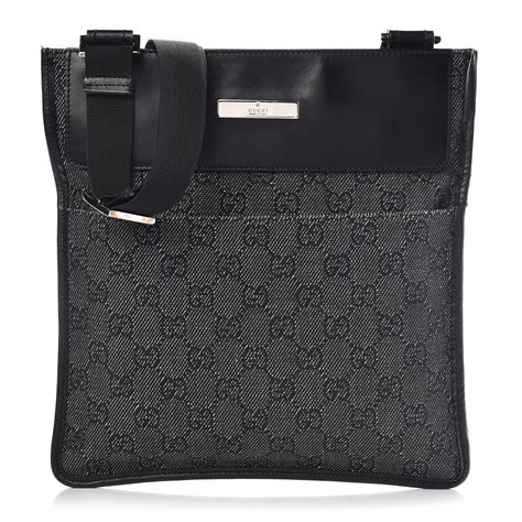 black gucci crossbody handbag|authentic gucci crossbody bag unisex.